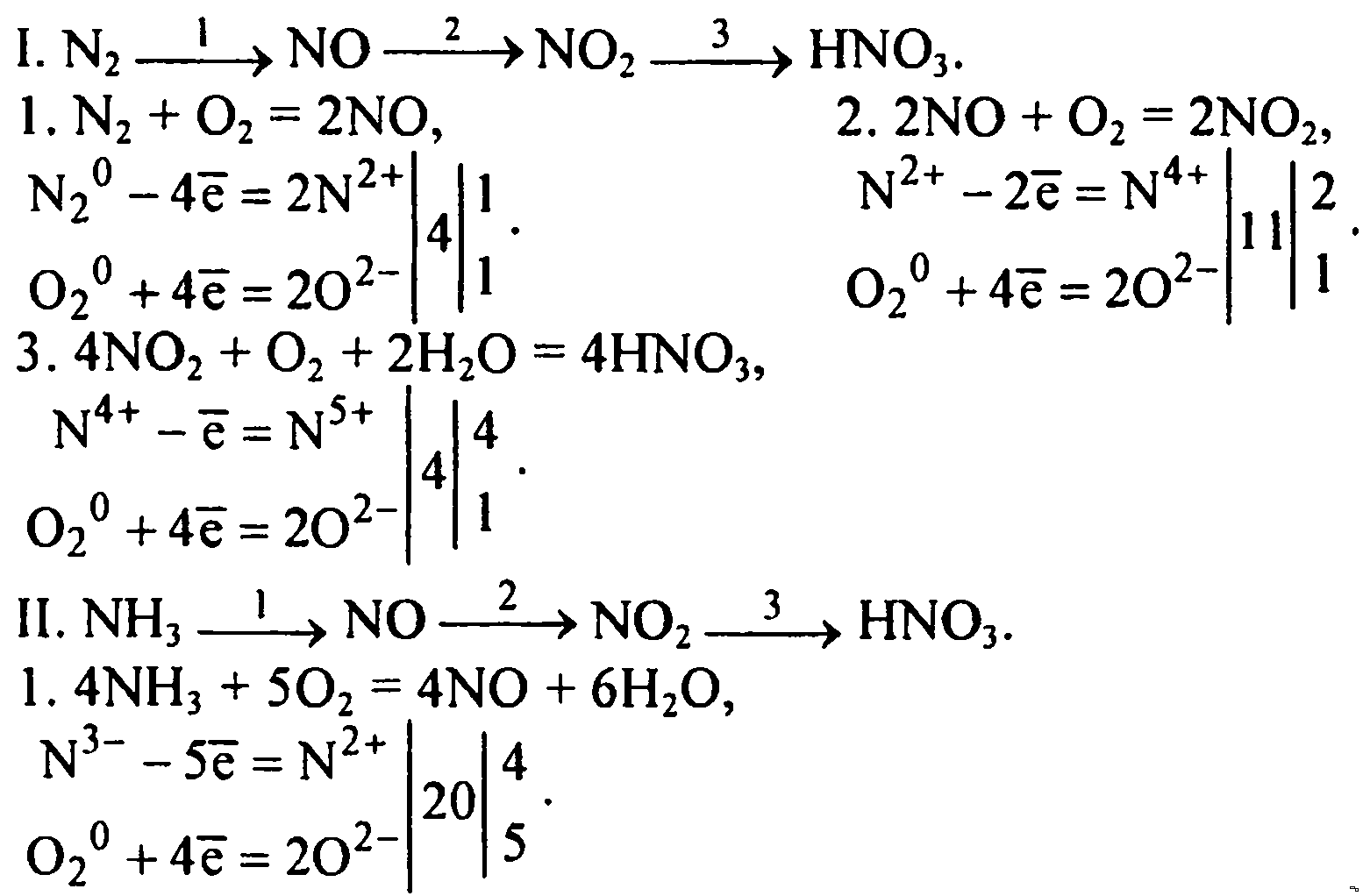 Решение цепочки по химии